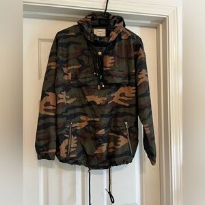 Forever 21 Camouflage Windbreaker Jacket